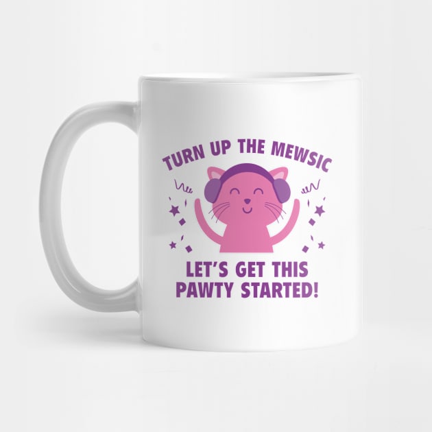 Turn up The Mewsic by VectorPlanet